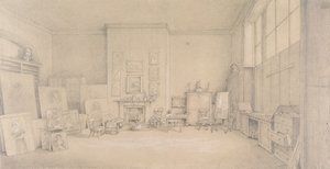 Studio de Sir Thomas Lawrence; 65 Russell Square, Londres, 1824 - Emily Calmady